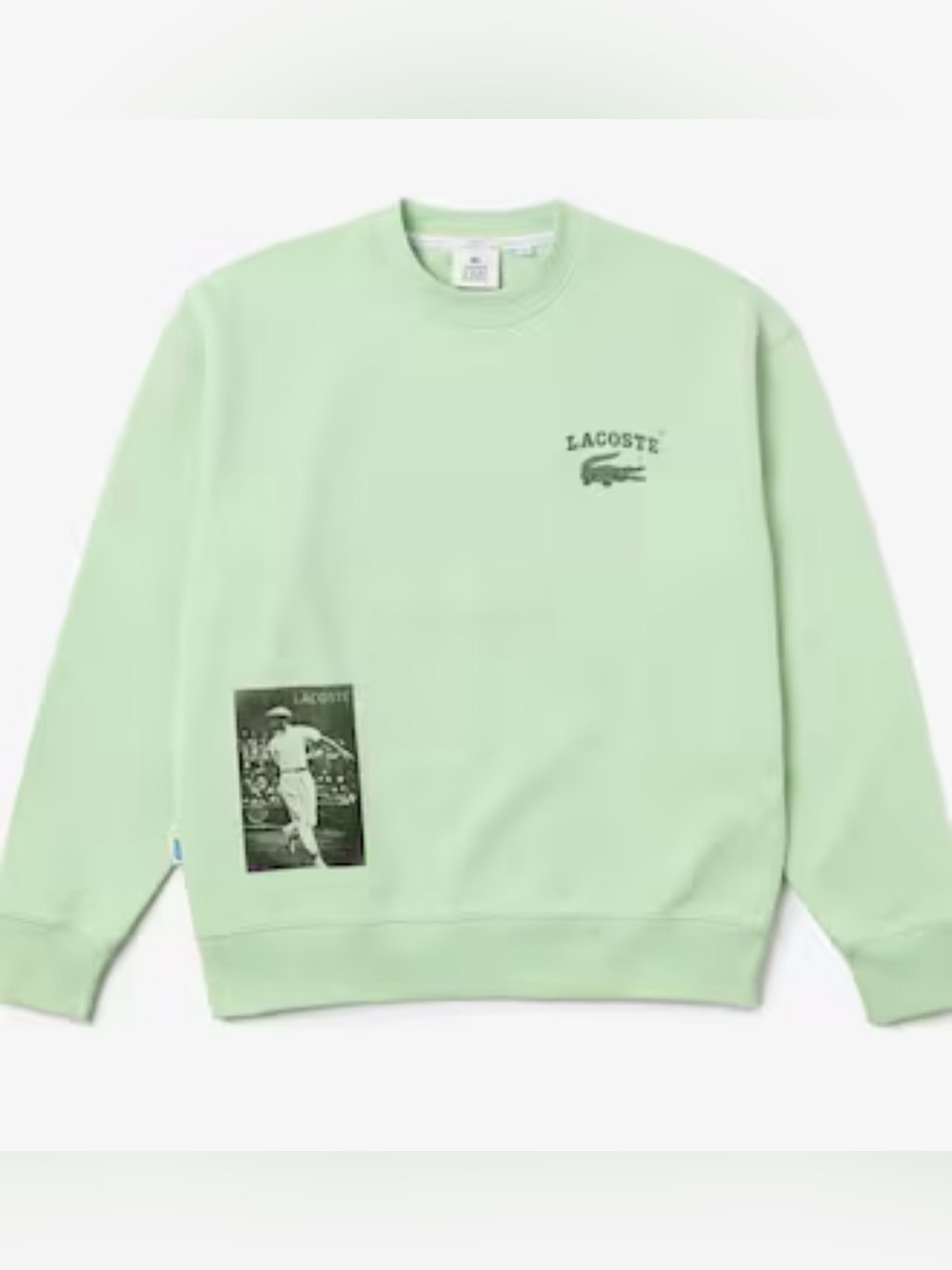 EUC UNISEX Lacoste Mint Green Crewneck Sweatshirt